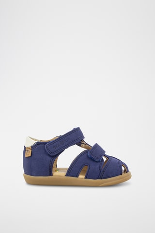 Sandalias de piel ovina nobuk Pika Scratch - Azul