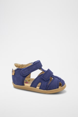 Sandalias de piel ovina nobuk Pika Scratch - Azul