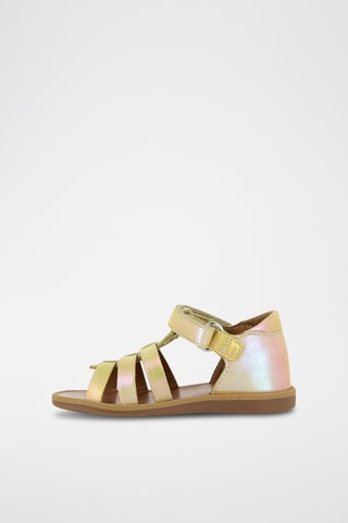 Sandalias de piel Poppy Strap Sl - Dorado