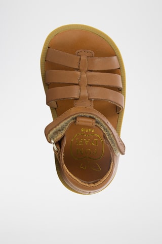 Sandalias de piel Poppy - Camel