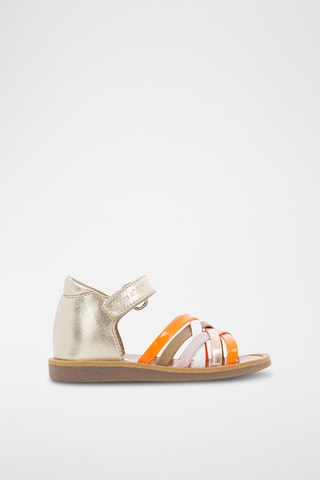 Sandalias de piel Poppy Lux - Plateado