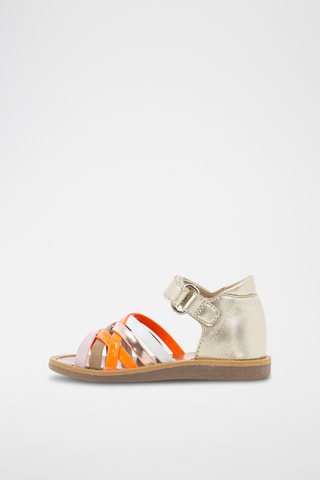Sandalias de piel Poppy Lux - Plateado