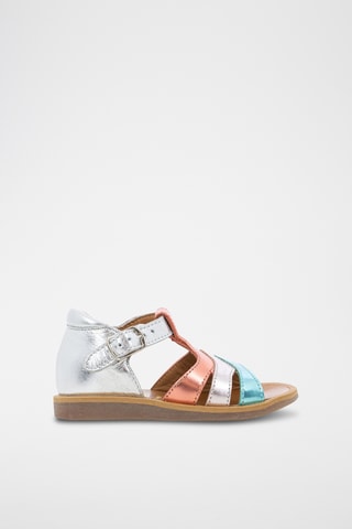 Sandalias de piel Poppy Calypso - Plateado
