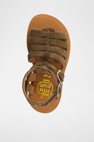 Alpargatas de nobuk Plagette Gladiator - Marrón