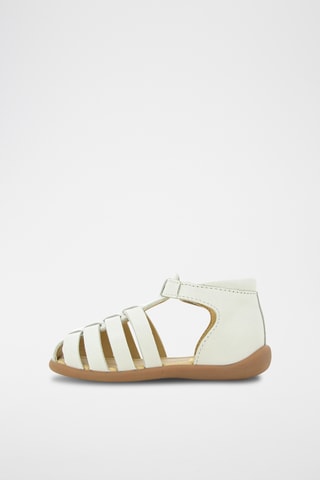 Sandálias em couro Stand-Up Strap - Branco