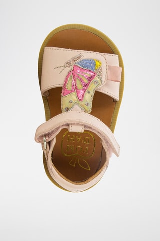 Sandalias de piel Poppy Papillon - Rosa