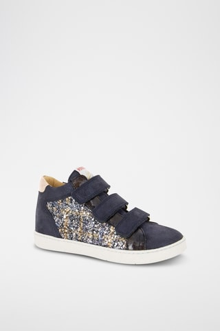 Botines Top Easy Top - Azul marino y marrón