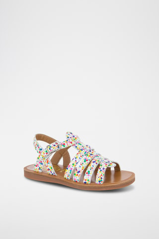 Alpargatas de piel Plagette Strap - Multicolor
