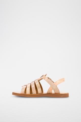 Alpargatas de piel Plagette Strap - Rosa