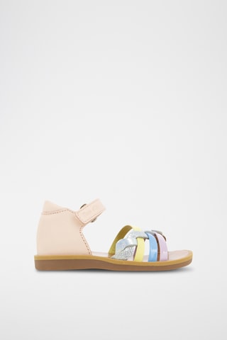 Sandalias de piel Poppy Tresse - Multicolor