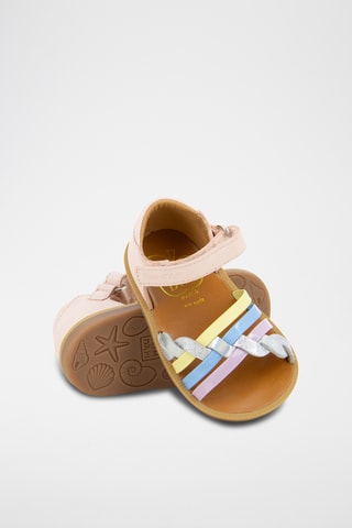 Sandalias de piel Poppy Tresse - Multicolor