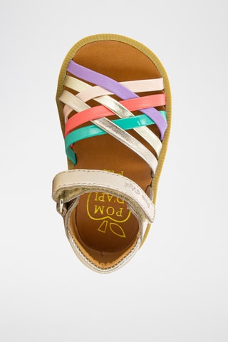 Sandalias de piel Poppy Lux - Dorado