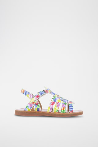 Alpargatas de piel Plagette Strap - Multicolor