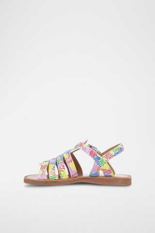 Alpargatas de piel Plagette Strap - Multicolor