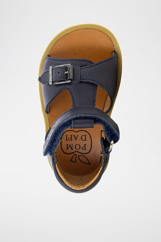 Sandalias de piel Poppy Easy - Azul