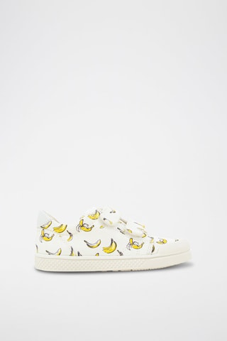Zapatillas - Blanco, beige y amarillo