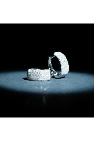 Criollas Carat Pavé - Oro blanco y diamantes
