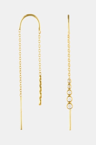 Pendientes Khonsu - Oro blanco y diamantes
