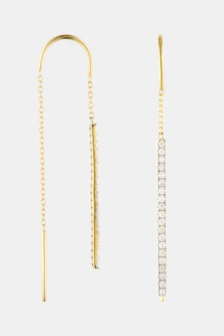 Pendientes Khépri - Oro amarillo y diamantes