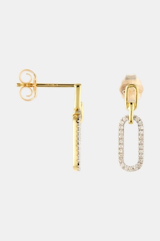 Pendientes Mélété - Oro amarillo y diamantes