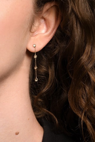 Pendientes Sunshine - Oro amarillo y diamantes