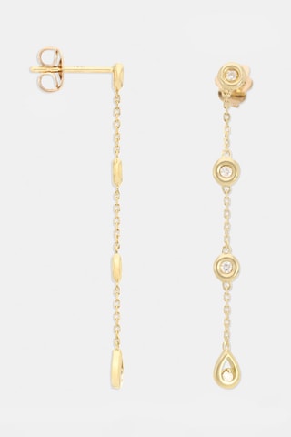 Pendientes Sunshine - Oro amarillo y diamantes