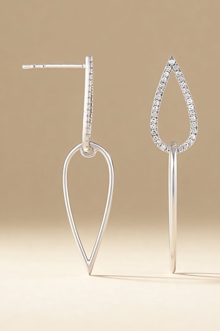Pendientes Javiana - Oro blanco y diamantes