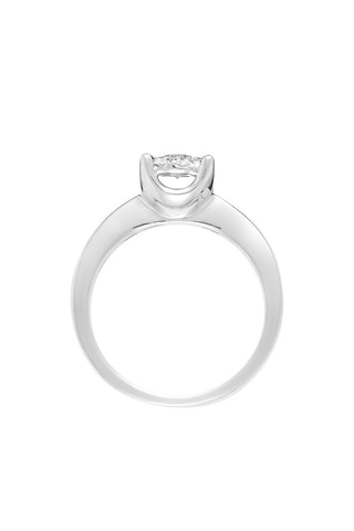 Solitario Brillant Lucia Oro blanco y diamantes