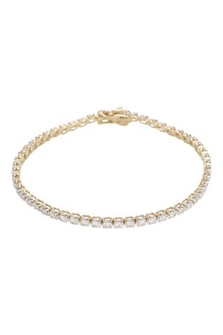 Pulsera Rivière 2 carats - Oro amarillo y diamantes