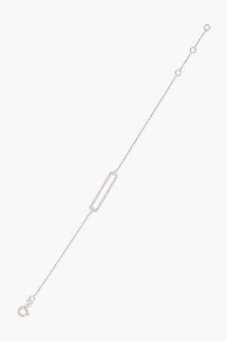 Pulsera Ava - Oro blanco y diamantes