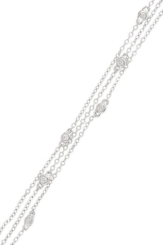 Pulsera Voie Lactée - Oro blanco y diamantes