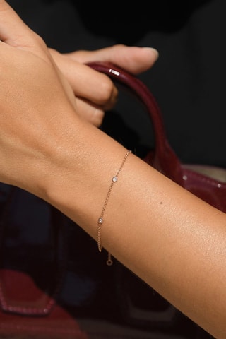 Pulsera Sunshine - Oro rosa y diamantes