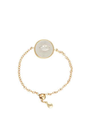 Anillo Méloré  - Oro amarillo, diamantes y nácar
