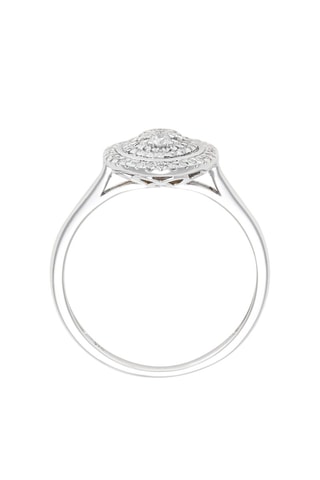 Anillo Carolina - Oro blanco y diamantes