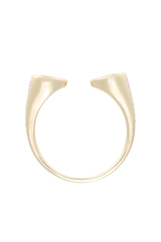 Anillo Zya - Oro amarillo, diamantes y zafiros