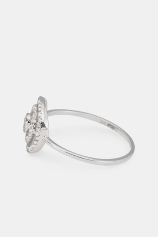 Anillo Chios - Oro blanco y diamantes