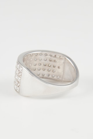Anillo Queenstown - Oro blanco y diamantes
