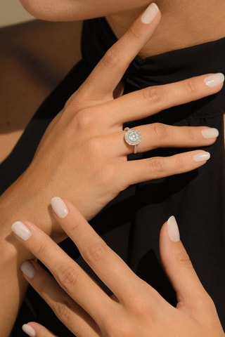 Bague Isaiah Or blanc et diamants