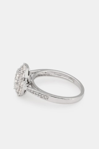 Bague Isaiah Or blanc et diamants