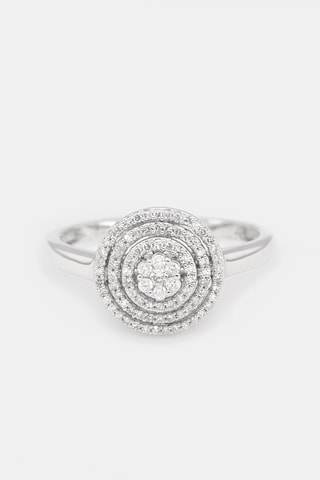 Anillo -  Oro blanco y diamantes