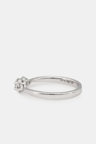 Anillo Oro blanco y diamantes