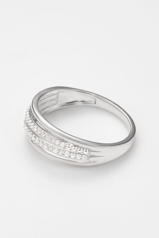 Anillo Marcia - Oro blanco y diamantes
