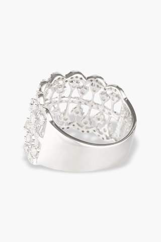 Anillo Diamants Stockholm Oro blanco y diamantes 