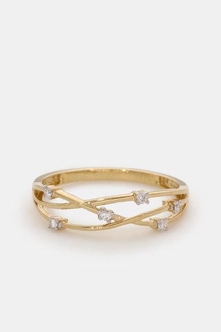 Anillo Jolie Constellation - Oro amarillo y diamantes