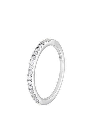 Anillo Tour de diamants - Oro blanco y diamantes