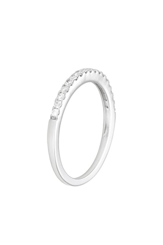 Anillo Tour de diamants - Oro blanco y diamantes
