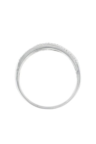 Anillo Hélène - Oro blanco y diamantes