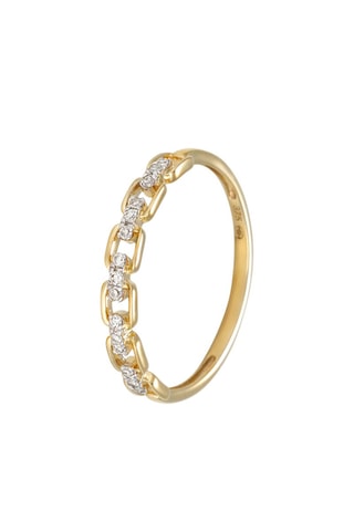 Anillo Aryaman - Oro amarillo y diamantes