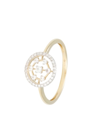 Anillo Joeline - Oro amarillo, diamantes y zafiros