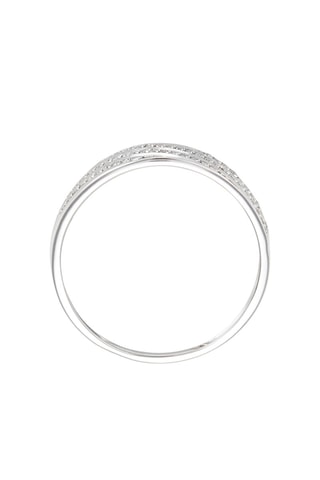 Anillo Fourreau - Oro blanco y diamantes